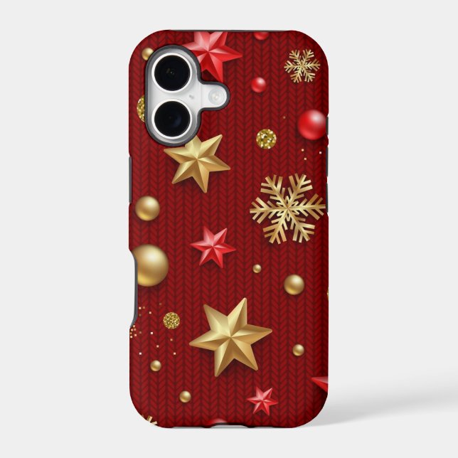 New year pattern iphone case (Back)