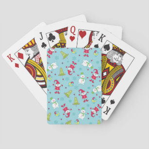 New year pattern poker cards