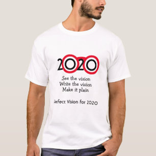 New Year Perfect VISION For 2020 Fun Glasses T-Shirt