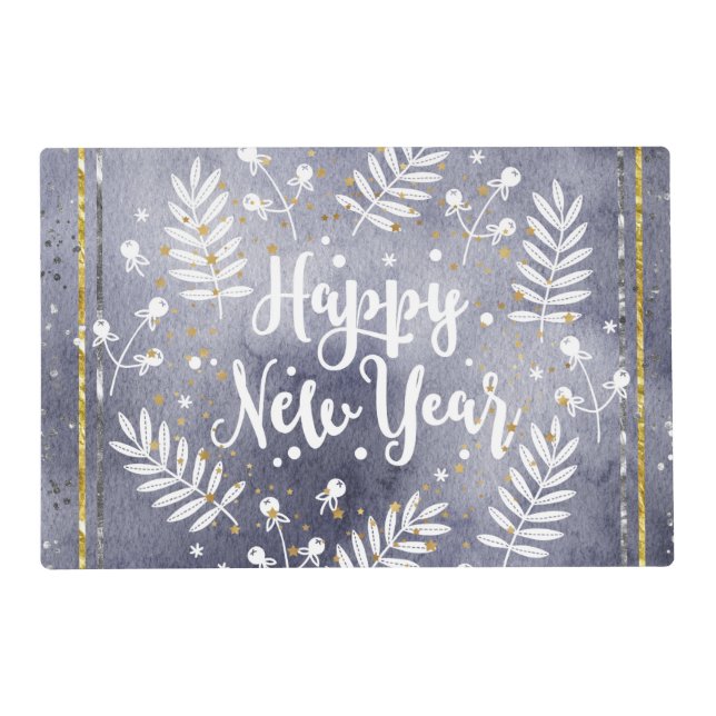 New Year Placemat Laminated (Front)