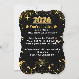 New Year’s Eve Celebration Invitation