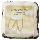New Year’s Eve & Day Toast Celebration Party Brownie (Front)