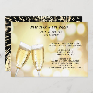 New Year’s Eve Party Celebration & Fireworks, ZRP Invitation