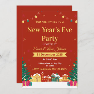 New Year’s Eve Party Invitation 2026