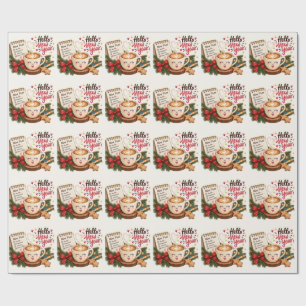 New Year Same Coffee Addiction Funny Coffee Wrapping Paper