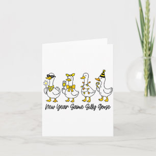 New Year Same Silly Goose Funny 2026 New Year Funn Card