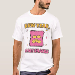 New Year Same Snacks Funny New Years Eve T-Shirt