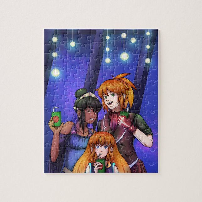 New Year Space Celebration Jigsaw Puzzle (Vertical)