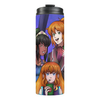 New Year Space Celebration Thermal Tumbler