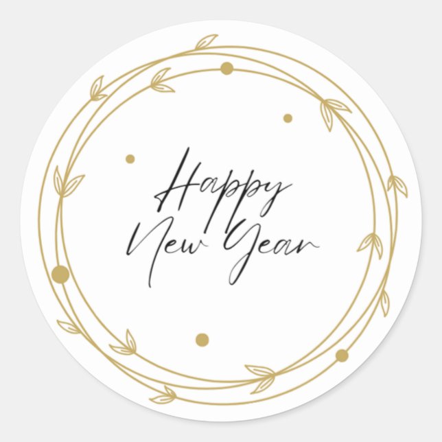 New Year Sticker (Front)