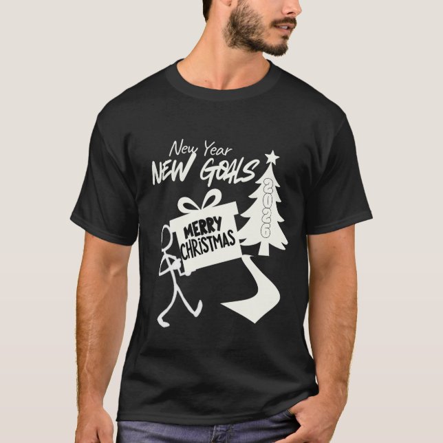 NEW YEAR t-shirt trendy stylish merry christmas (Front)
