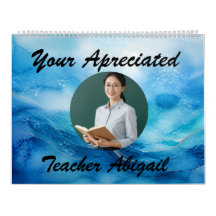 New Year Teacher Funny Quotes Luminous Blue Photo