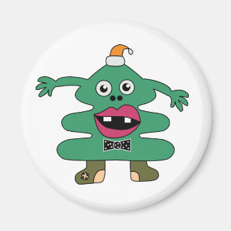 New Year Tree Monster Custom Magnet