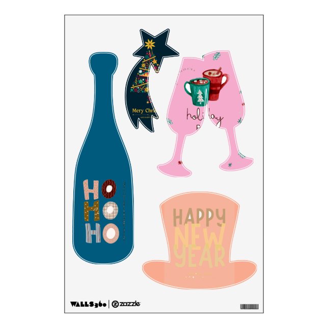 New year Wall Decal (Front)