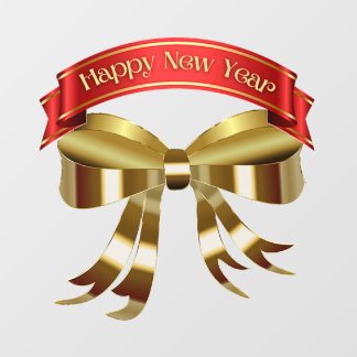 New Year Window Cling