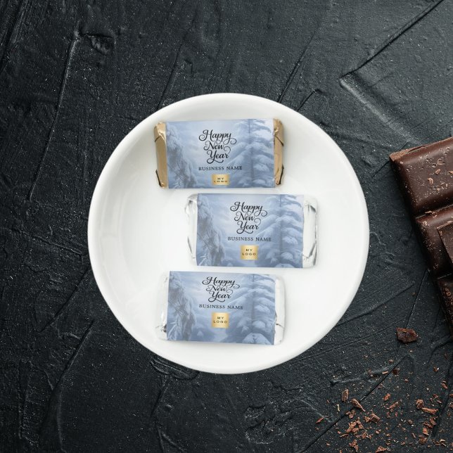 New Year winter wonderland business logo Hershey's Miniatures (Creator Uploaded)