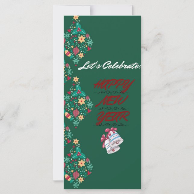 New year wish card (Front)