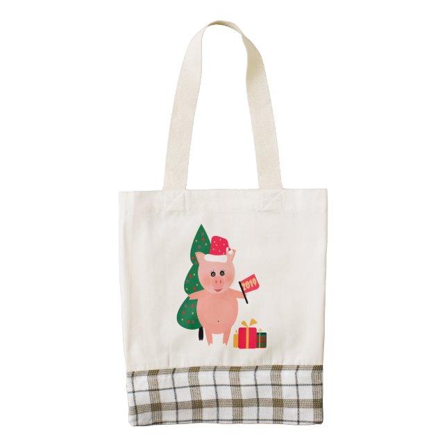 New year zazzle HEART tote bag (Front)