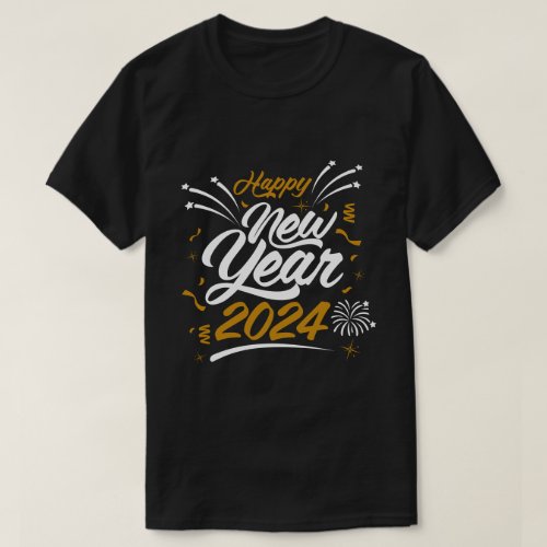 New Years 2024 fireworks T_Shirt