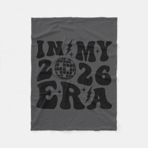 New Year's 2026 Retro Trendy Disco Ball Groovy Cut Fleece Blanket