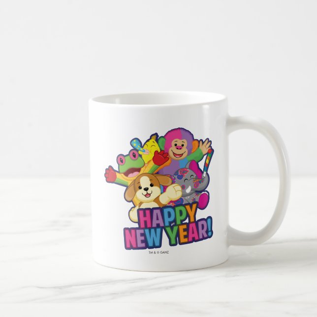 New Years Balloons Coffee Mug (Right)