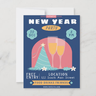 New Year's Bash Invitation