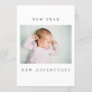 New Years & Birth Announcement Combo Card