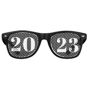New Year's Black Party Sunglasses
