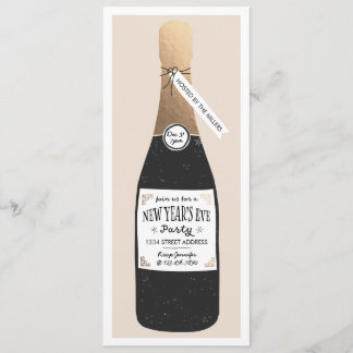 New Year's Bubbly Invitation