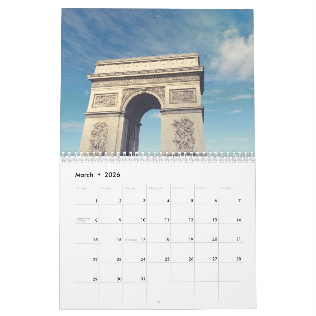 New Year's calendar  (Mar 2026)