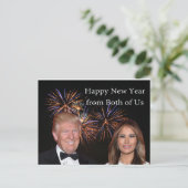 New Years card from Donald and Melania Trump (Standing Front)