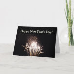 New Year's Day Fireworks Card