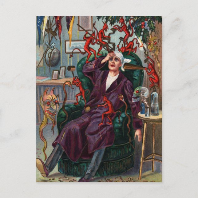 New Year's Demons Postcard (Front)