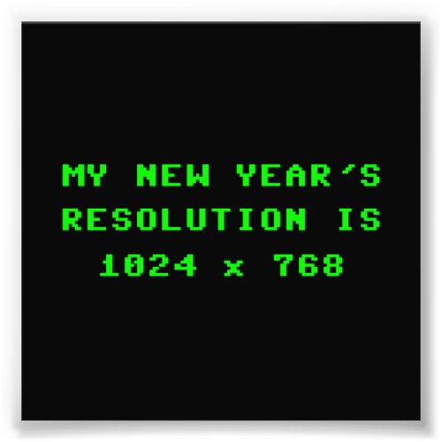 New Years Display Resolution 1024x768 Photo Print