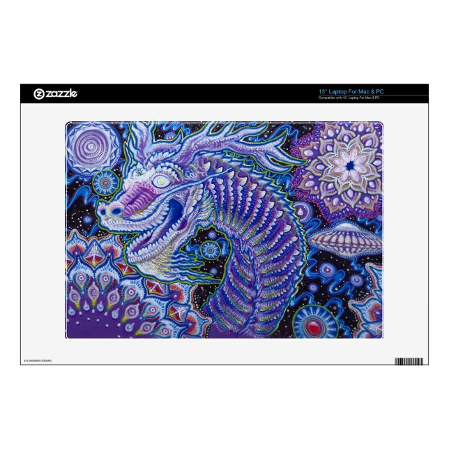 New Year's Dragon Laptop Decal (Product)