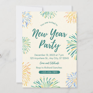 New Year's Elegance: Exclusive Invitations Awaits