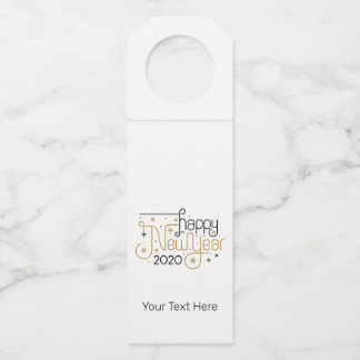 New Years Eve Bottle Tag 2020 Custom Party Favors