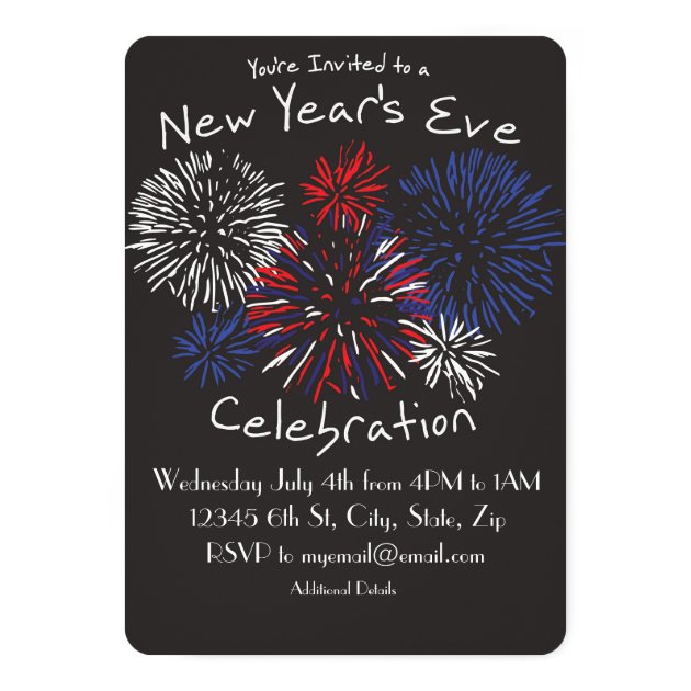 New Year's Eve Celebration Invitation