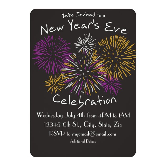 New Year's Eve Celebration Invitation