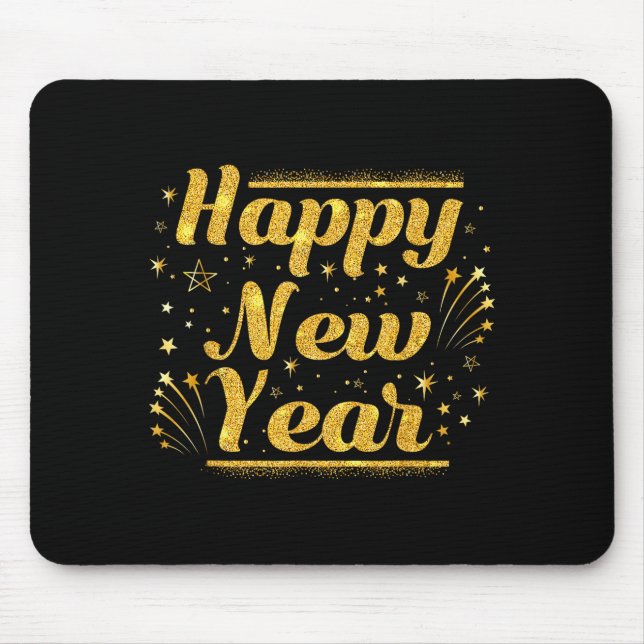 New Year's Eve Countdown 2026 Party Costume Happy  Mouse Pad (Front)