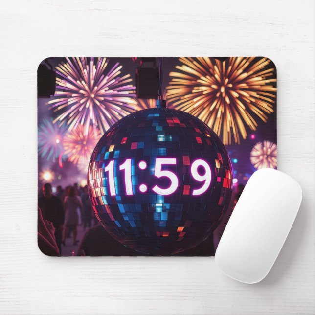 New Year's Eve Countdown Mouse Pad (With Mouse)