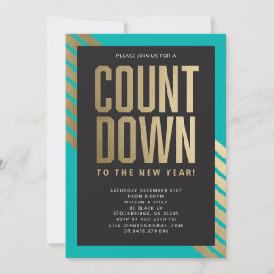 New Year's Eve Countdown Party Invitation