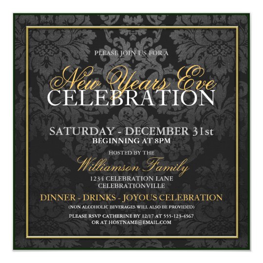 Minnie Mouse Invitations: New Year Eve Dinner Invitations