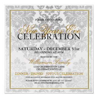 new years eve party invitations announcements zazzle new years eve party invitations announcements zazzle