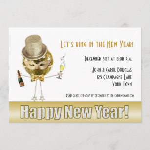 Funny New Years Eve Invitations | Zazzle