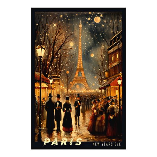 New  Years Eve in Paris Photo Print