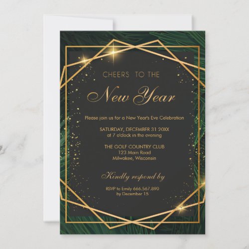 New Years Eve Invitation Card