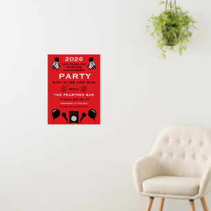 New Years Eve Karaoke Countdown Foam Board