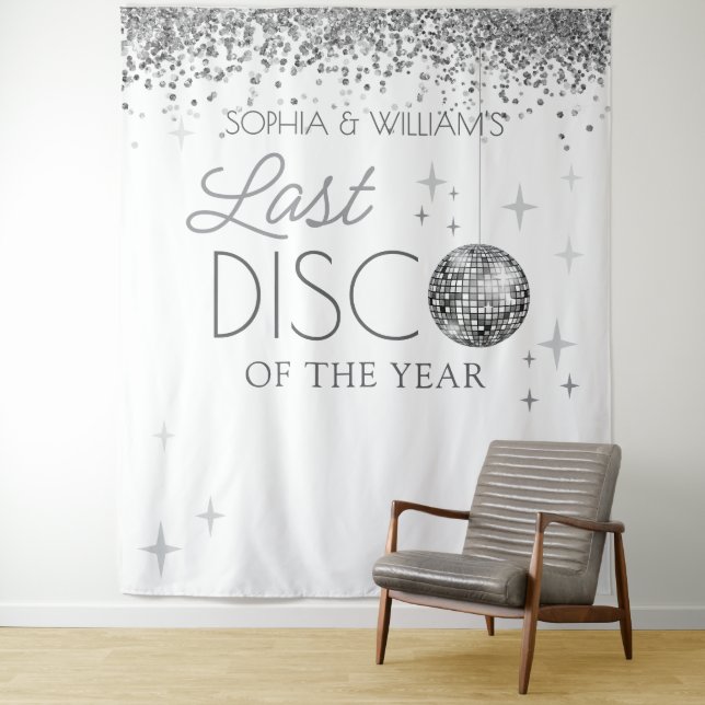 New Year's Eve Last Disco Of The Year Backdrop (In Situ)