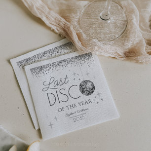 New Year's Eve Last Disco Of The Year Party Napkins